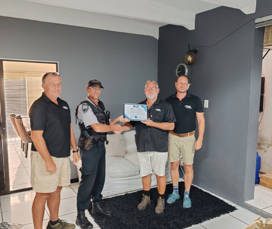 Multi Security team receiving community recognition